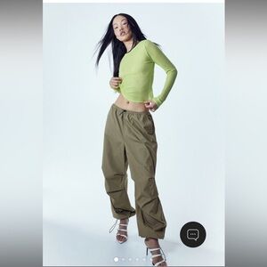 H&M parachute pants size XS